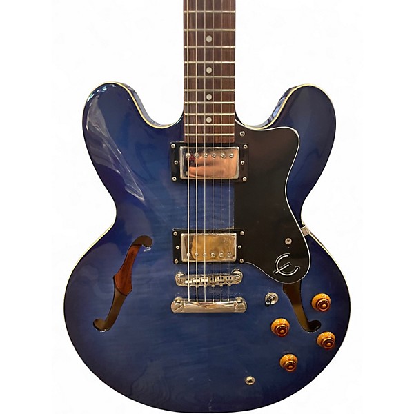 Used Epiphone DOT Blue Hollow Body Electric Guitar