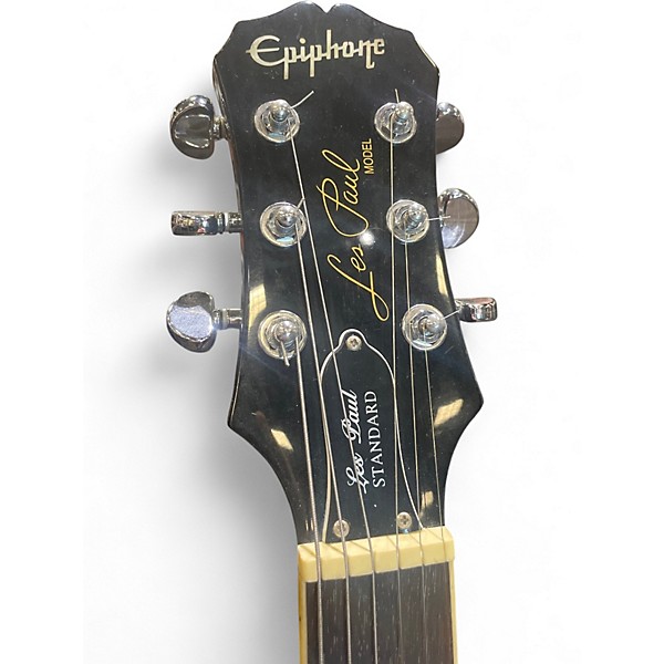 Used Epiphone Les Paul Standard Plus Top Sunburst Solid Body Electric Guitar