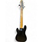 Used Squier Standard Precision Bass 5 string Black Electric Bass Guitar