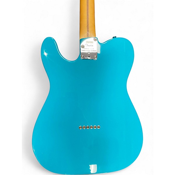 Used Fender American Professional II Telecaster Blue Solid Body Electric Guitar