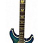 Used 2020s Schecter Guitar Research Omen Extreme 6 Ocean Blue Burst Solid Body Electric Guitar