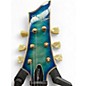 Used 2020s Schecter Guitar Research Omen Extreme 6 Ocean Blue Burst Solid Body Electric Guitar