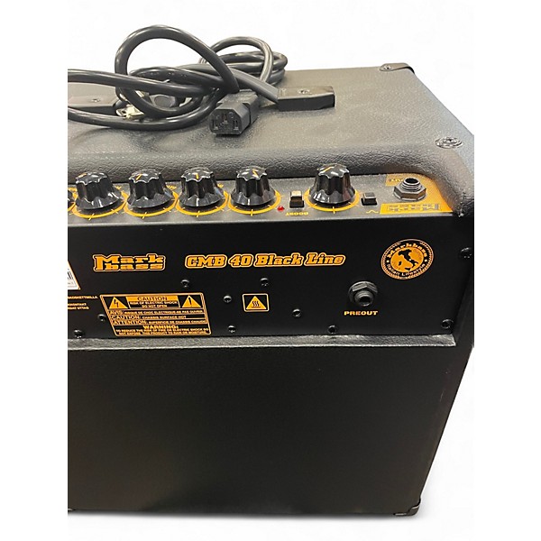 Used Markbass CMB 40 Blackline Bass Combo Amp