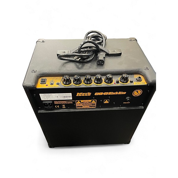 Used Markbass CMB 40 Blackline Bass Combo Amp