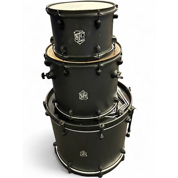 Used SJC Drums 3 Piece Pathfinder Gray Drum Kit
