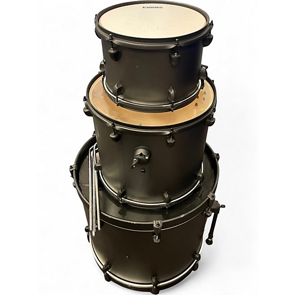 Used SJC Drums 3 Piece Pathfinder Gray Drum Kit