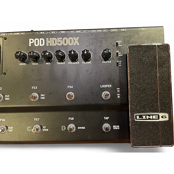 Used Line 6 Pod HD500X Amp Modeler Effect Processor