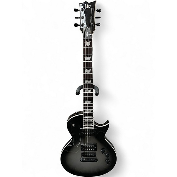Used ESP LTD EC256 Black and Silver Solid Body Electric Guitar