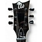 Used ESP LTD EC256 Black and Silver Solid Body Electric Guitar