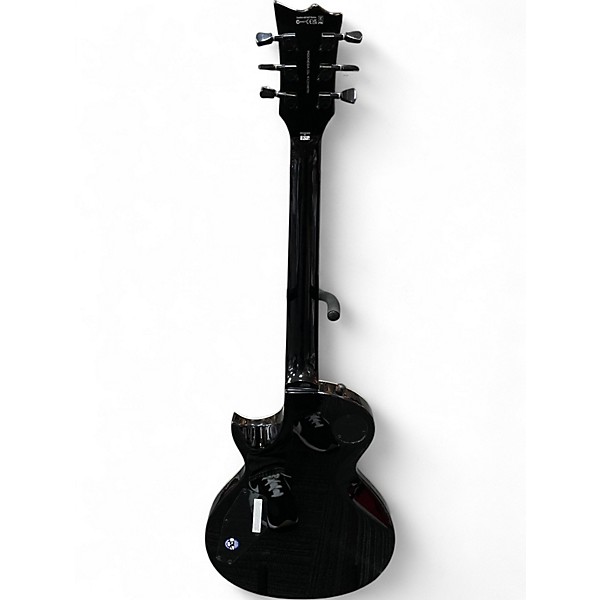 Used ESP LTD EC256 Black and Silver Solid Body Electric Guitar