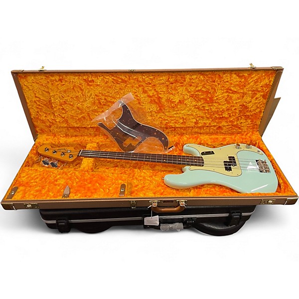 Used Fender american vintage II precision bass Daphne Blue Solid Body Electric Guitar
