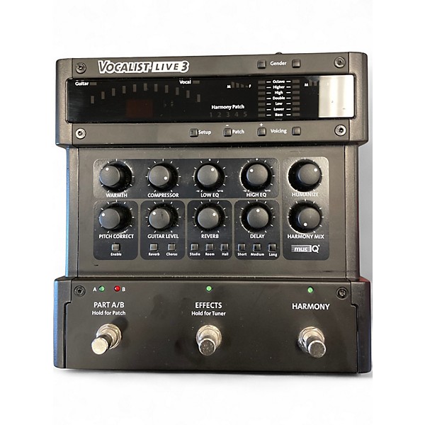 Used DigiTech Vocalist Live 3 Harmony Pitch Correction Vocal Processor