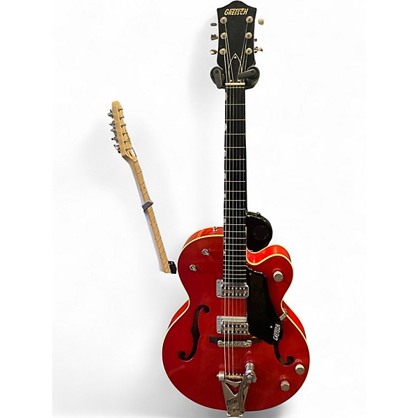 Used Gretsch Guitars g6116ptv power tenny Red Hollow Body Electric Guitar