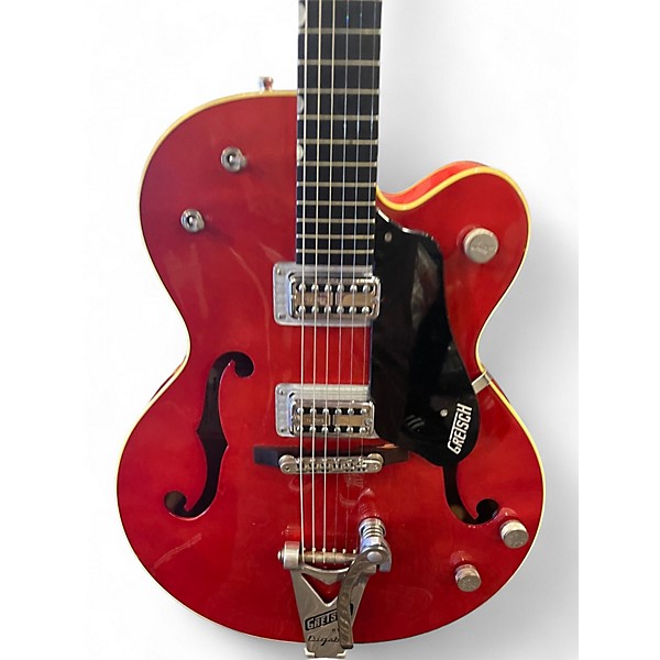 Used Gretsch Guitars g6116ptv power tenny Red Hollow Body Electric Guitar
