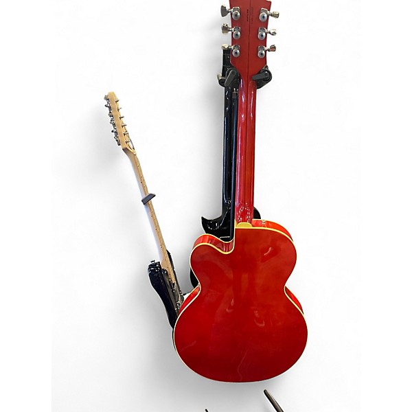 Used Gretsch Guitars g6116ptv power tenny Red Hollow Body Electric Guitar