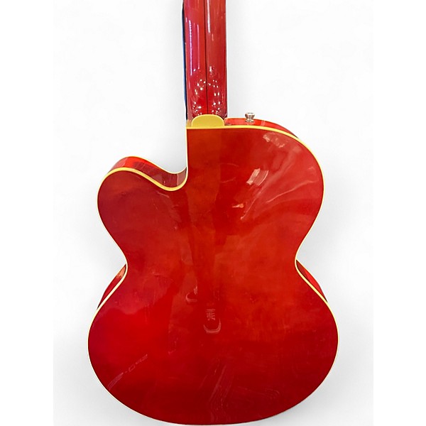 Used Gretsch Guitars g6116ptv power tenny Red Hollow Body Electric Guitar