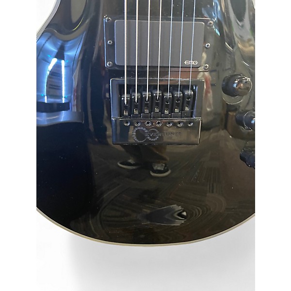 Used ESP ltd ec1007 evertune Black Baritone Guitars