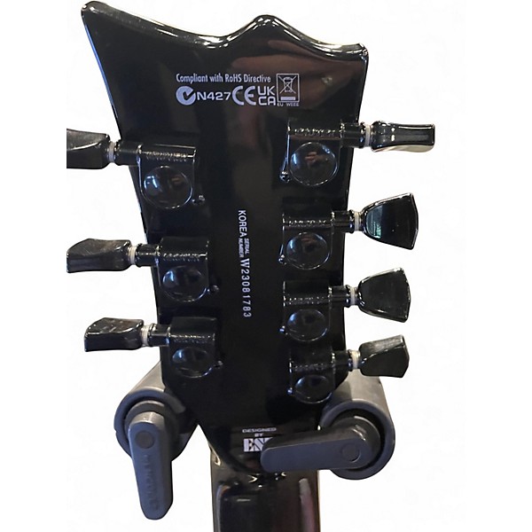 Used ESP ltd ec1007 evertune Black Baritone Guitars