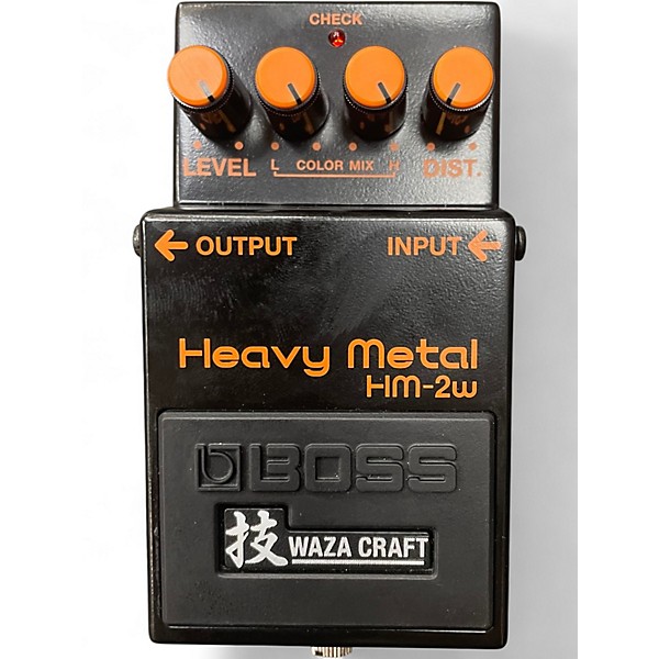 Used BOSS HM2W HEAVY METAL WAZA Effect Pedal