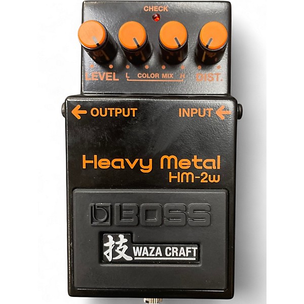 Used BOSS HM2W HEAVY METAL WAZA Effect Pedal
