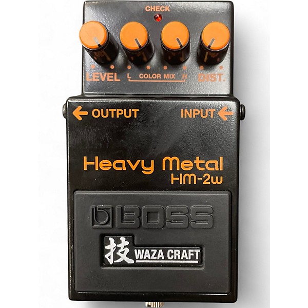 Used BOSS HM2W HEAVY METAL WAZA Effect Pedal