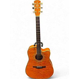 Used Alvarez FD60 Amber Acoustic Electric Guitar