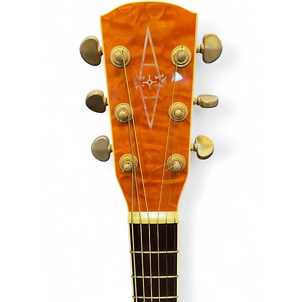 Used Alvarez FD60 Amber Acoustic Electric Guitar