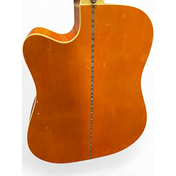 Used Alvarez FD60 Amber Acoustic Electric Guitar