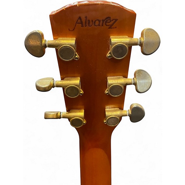 Used Alvarez FD60 Amber Acoustic Electric Guitar