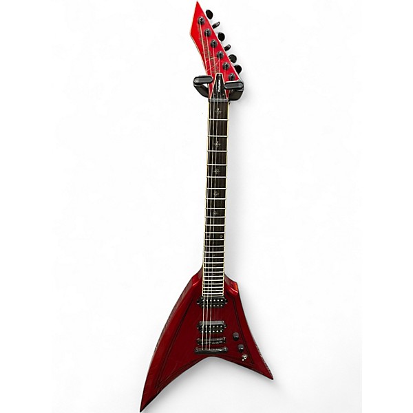 Used Washburn WV40 Candy Apple Red Solid Body Electric Guitar