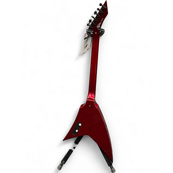 Used Washburn WV40 Candy Apple Red Solid Body Electric Guitar