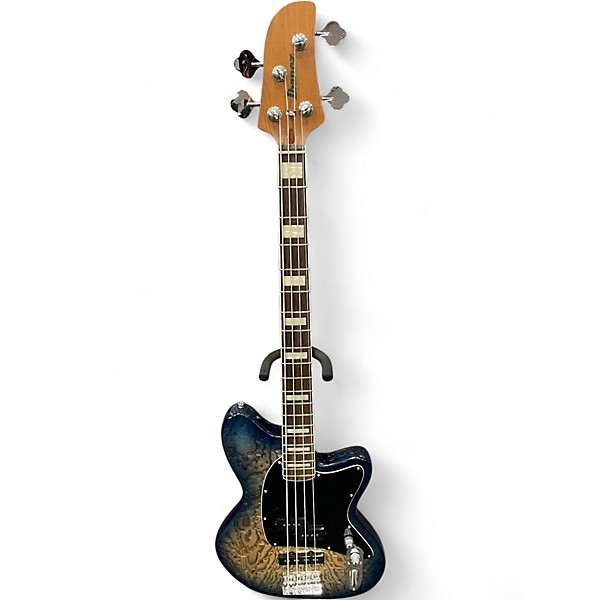 Used Ibanez TMB400TA Blue Burst Electric Bass Guitar