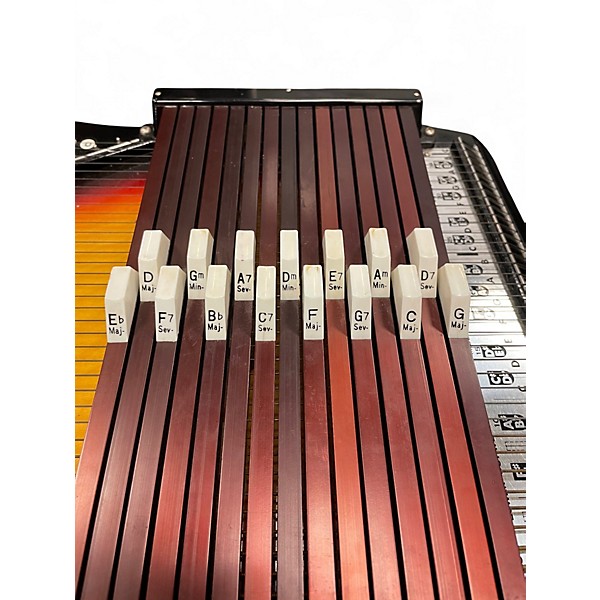 Used Rhythm Band Chroma Harp 2 Tone Sunburst Autoharp