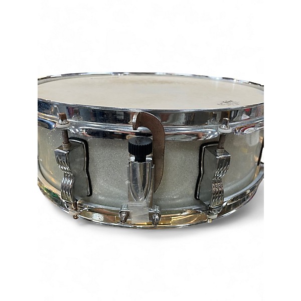 Used Ludwig 5X14 Breakbeats By Questlove Snare Silver Drum