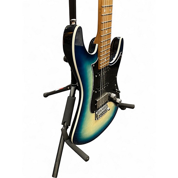 Used Ibanez AZ24P1QM Blue Solid Body Electric Guitar