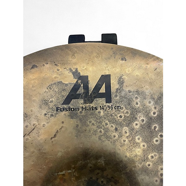 Used SABIAN 14in AA Fusion Hi Hat Pair Cymbal