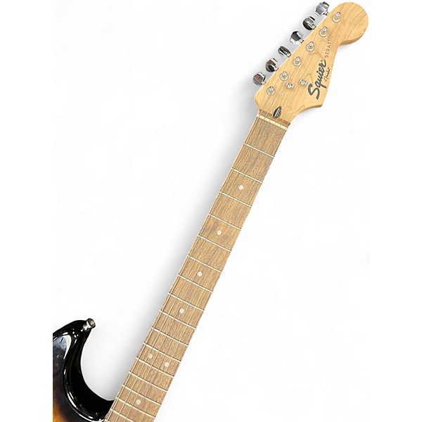 Used Squier Standard Stratocaster 2 Color Sunburst Solid Body Electric Guitar