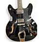 Used Hagstrom VIKING Black Hollow Body Electric Guitar