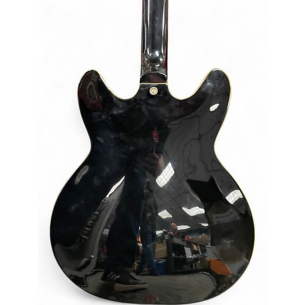 Used Hagstrom VIKING Black Hollow Body Electric Guitar