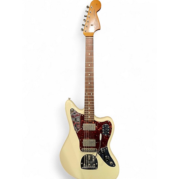 Used Fender Jaguar Olympic White Solid Body Electric Guitar