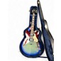 Used Epiphone ES335 Figured IG Blue Sunburst Hollow Body Electric Guitar thumbnail