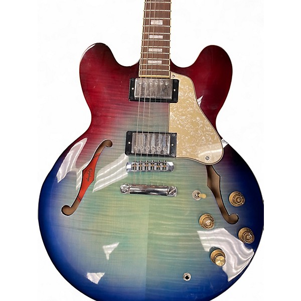 Used Epiphone ES335 Figured IG Blue Sunburst Hollow Body Electric Guitar