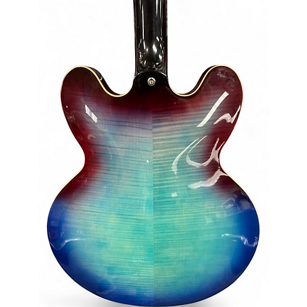 Used Epiphone ES335 Figured IG Blue Sunburst Hollow Body Electric Guitar