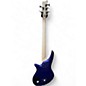 Used Jackson JS3V Concert 5 String Blue Electric Bass Guitar