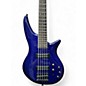 Used Jackson JS3V Concert 5 String Blue Electric Bass Guitar