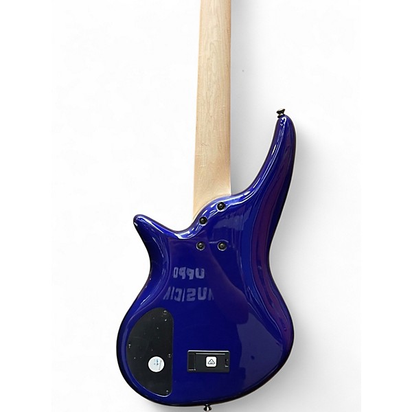 Used Jackson JS3V Concert 5 String Blue Electric Bass Guitar