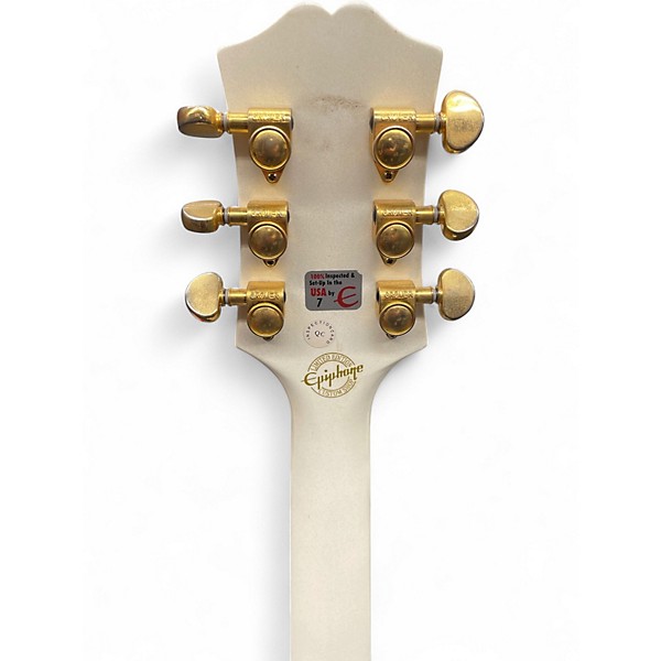 Used Epiphone Wildkat with Bigsby Alpine White Hollow Body Electric Guitar