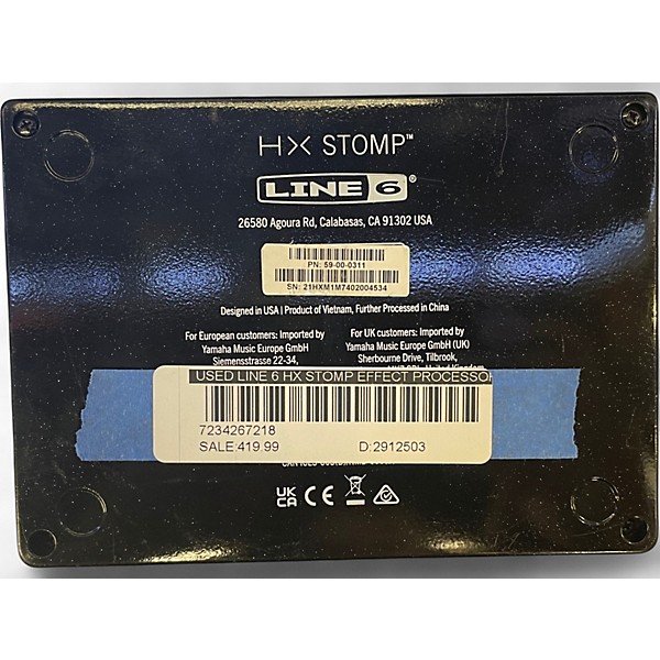 Used Line 6 HX Stomp Effect Processor