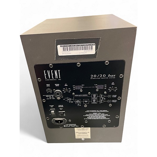 Used Event 20/20 BAS Pair Powered Monitor