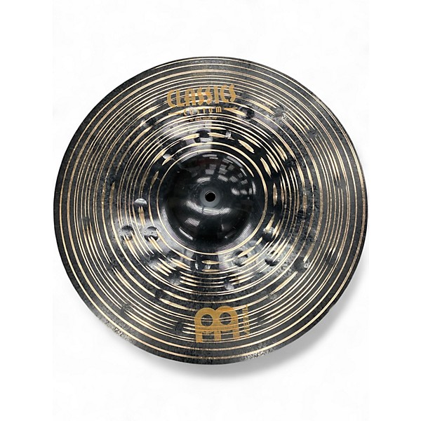 Used MEINL 16in Classics Custom Dark Hi-Hat Cymbal Pair 16 in. Cymbal